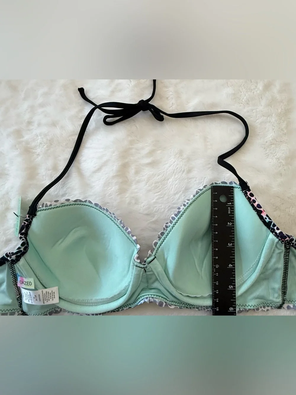 NWT 2 Piece Set Sundazed Nixie Bandeau Top 36C & Mermaid Bikini Bottoms L